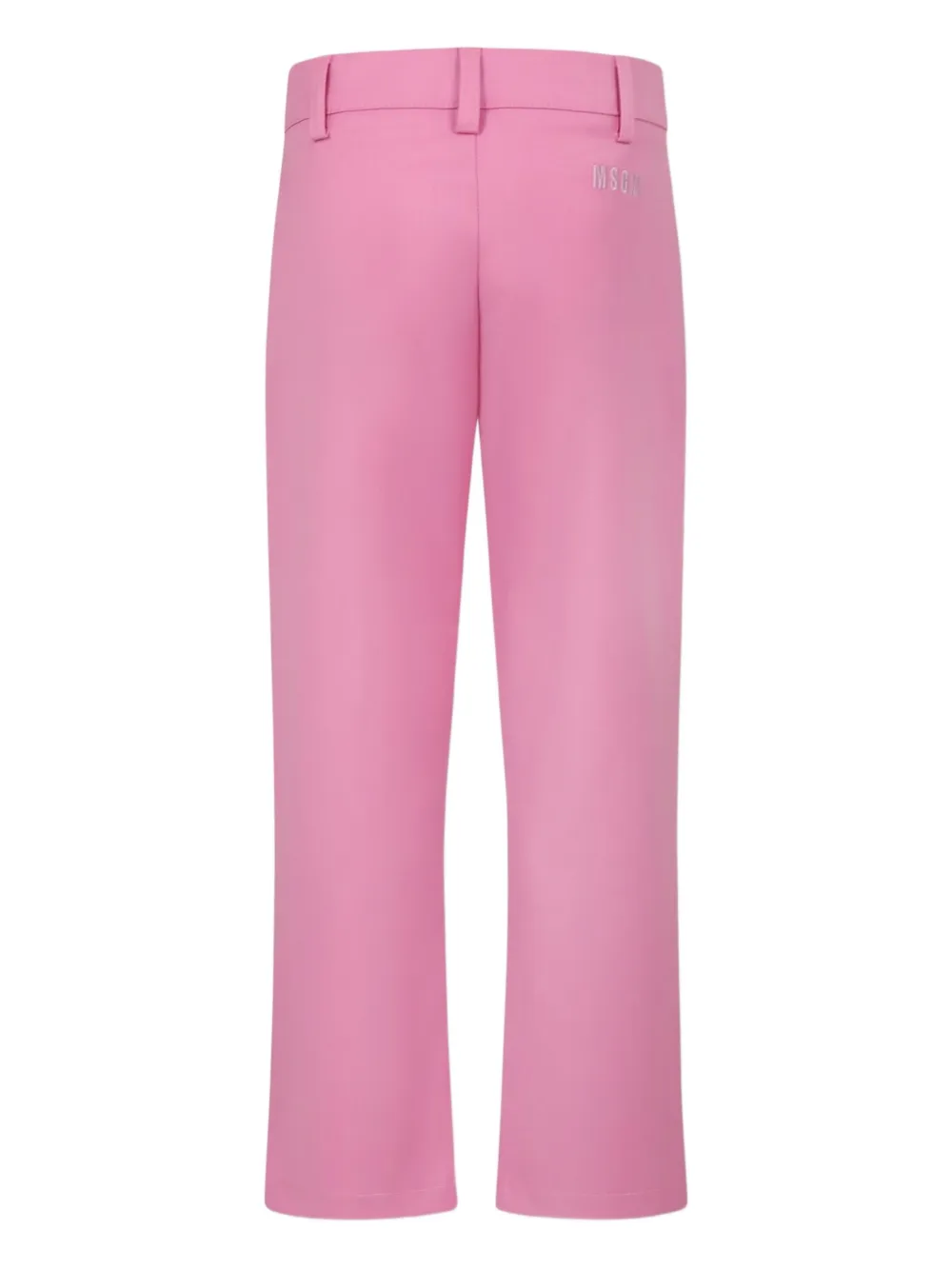 MSGM Kids pleat-detail embellished trousers | Girls Casual Trousers | Image 2