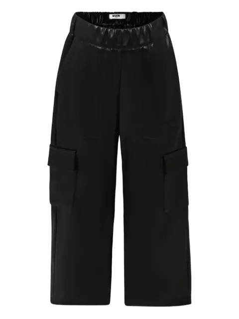 MSGM Kids بنطال كارغو بخصر مطاطي