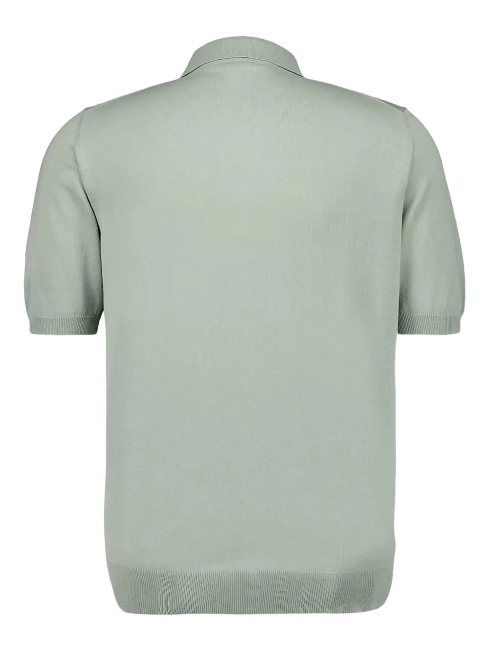 Boglioli ribbed hem polo shirt - Groen