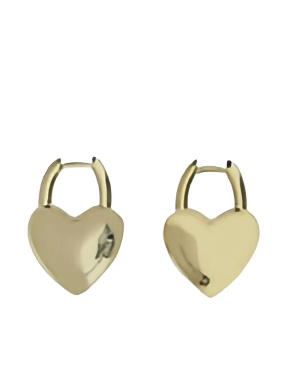 Balenciaga Minnie Earrings In Green