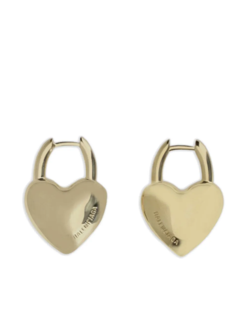 Minnie heart-shaped hoop earrings