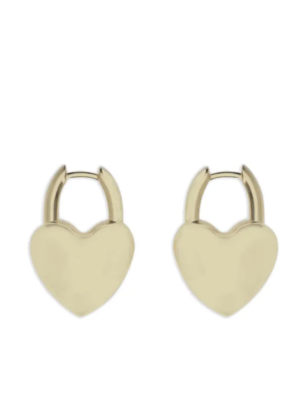 Balenciaga Minnie heart-shaped Hoop Earrings | FARFETCH