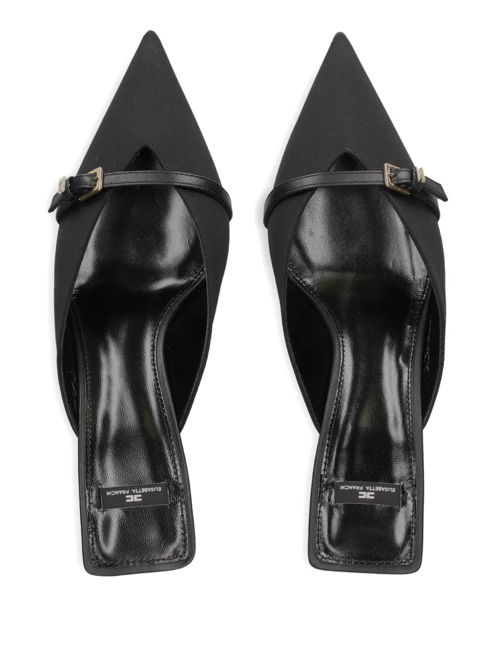 Elisabetta Franchi pointed-toe mules Black