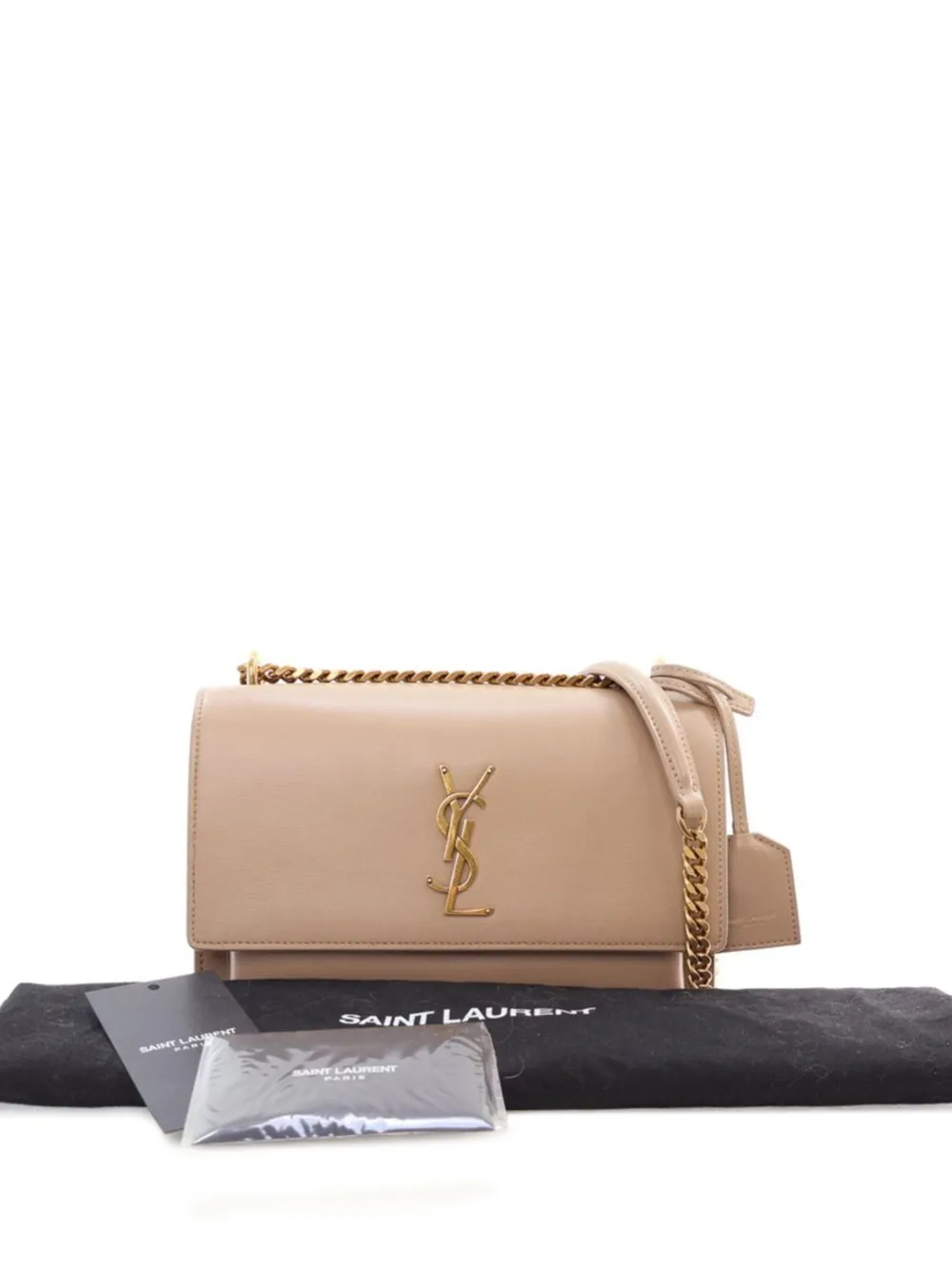 Saint Laurent Pre-Owned Borsa a tracolla Sunset media in pelle di vitello liscia 2021 | Pre-owned | Image 2