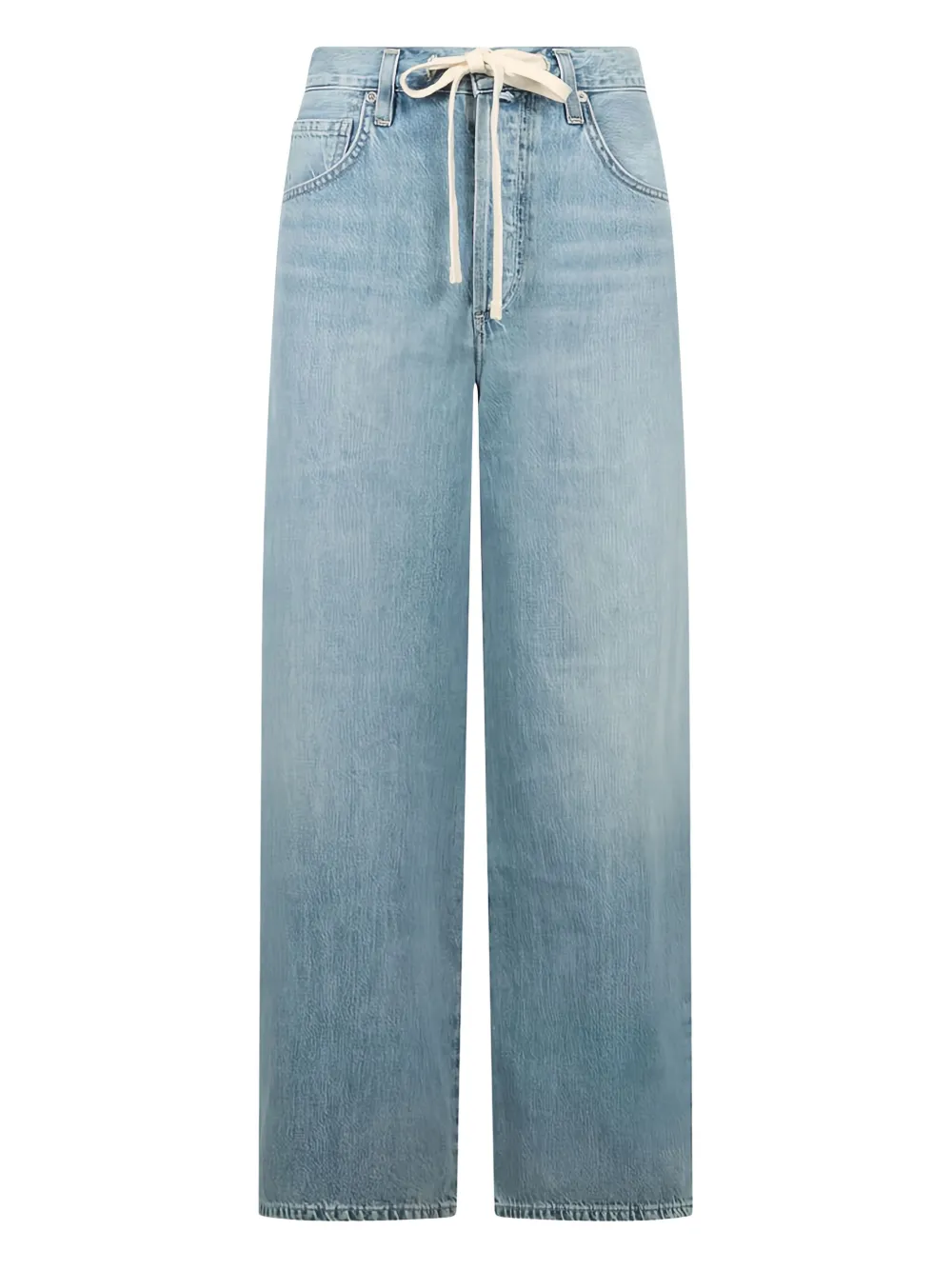 AGOLDE Brynn jeans met trekkoord Blauw