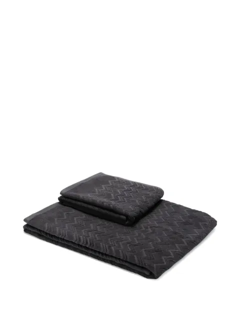 Missoni zig-zag velour towel set