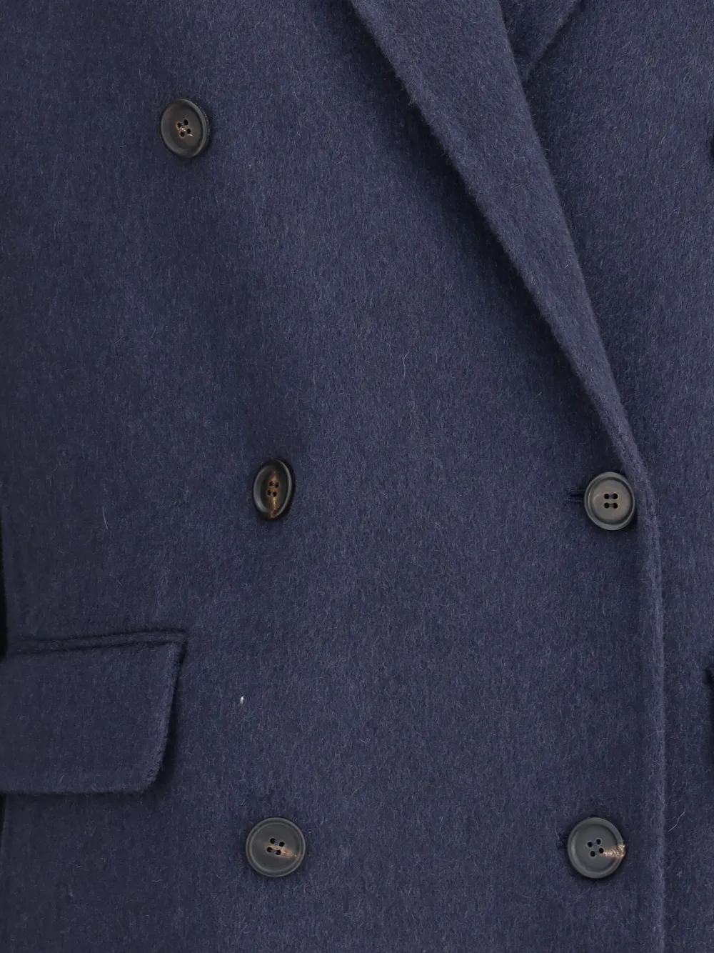 Brunello Cucinelli Jas met dubbele rij knopen Blauw