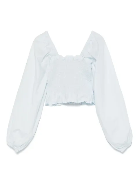 Molo cotton cropped blouse