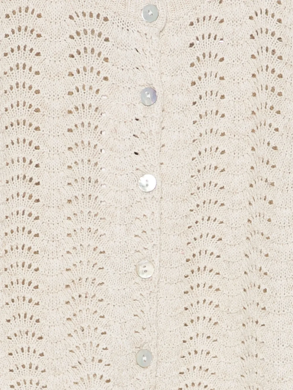Molo Button-up vest Beige