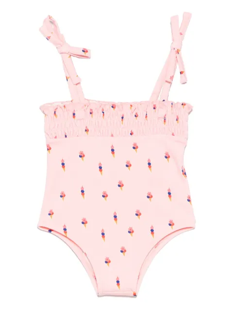 Bonton ice cream-motif swimsuit
