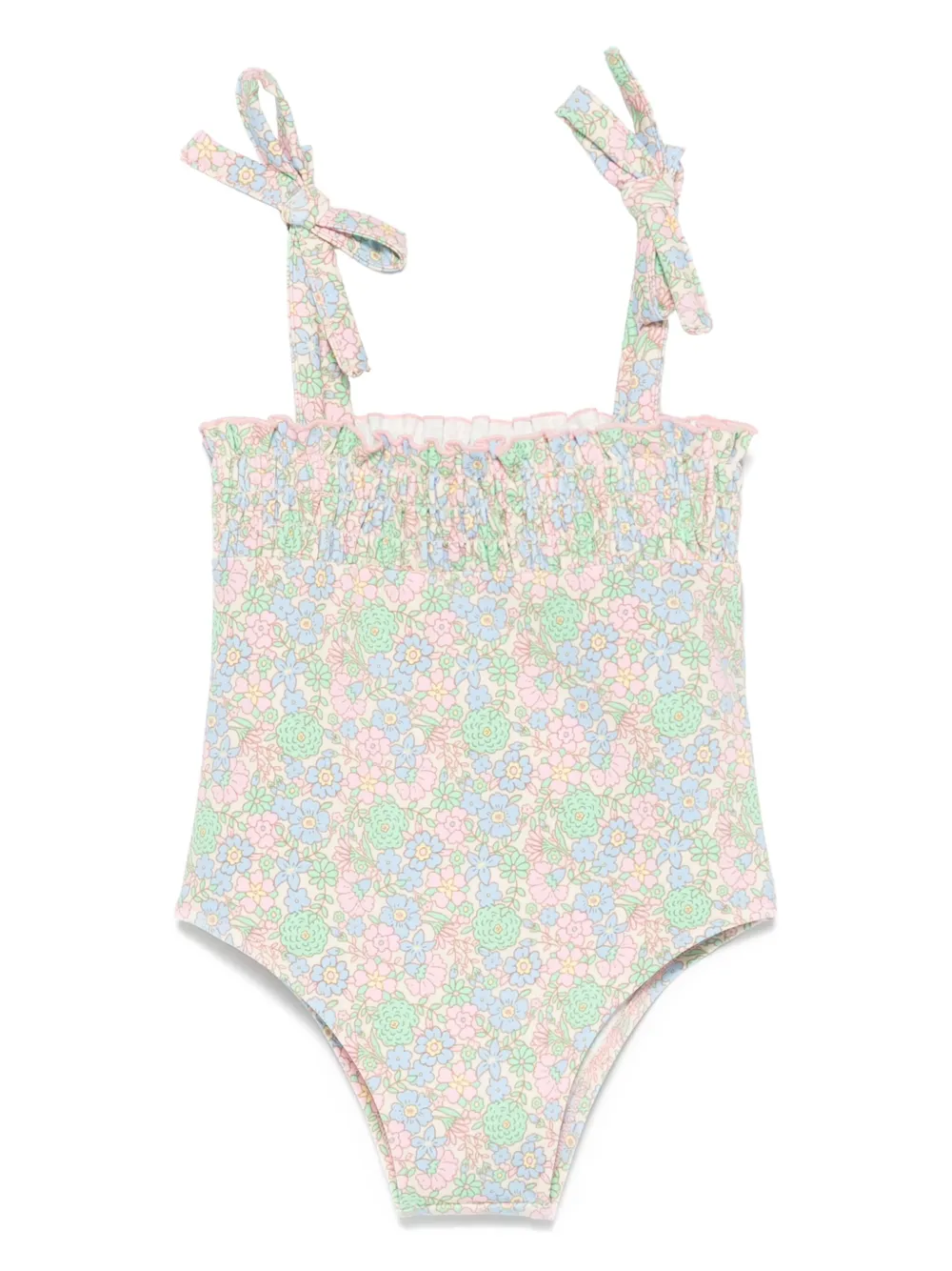 Bonton maillot de bain à fleurs | rose | Image 1