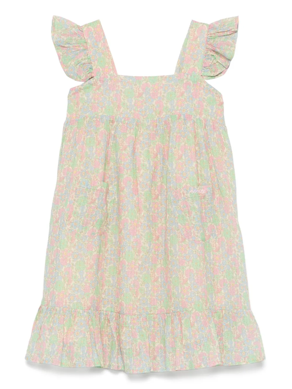 Bonton Jurk met bloe print Roze