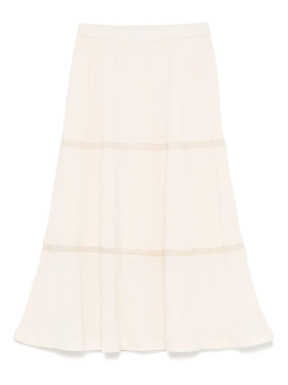 Bonton Katoenen rok met A-lijn Beige