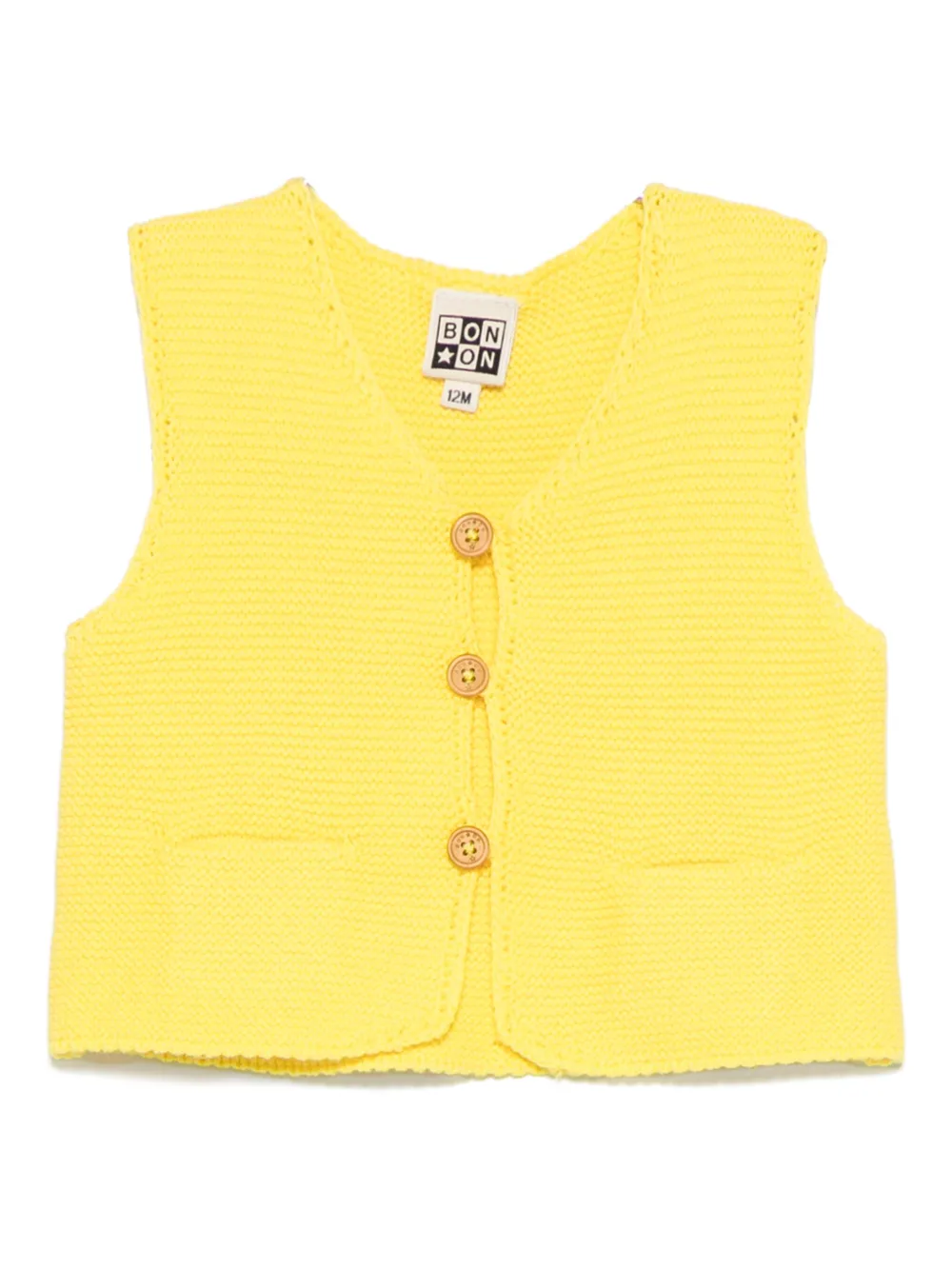 Bonton gilet en coton | jaune | Image 1