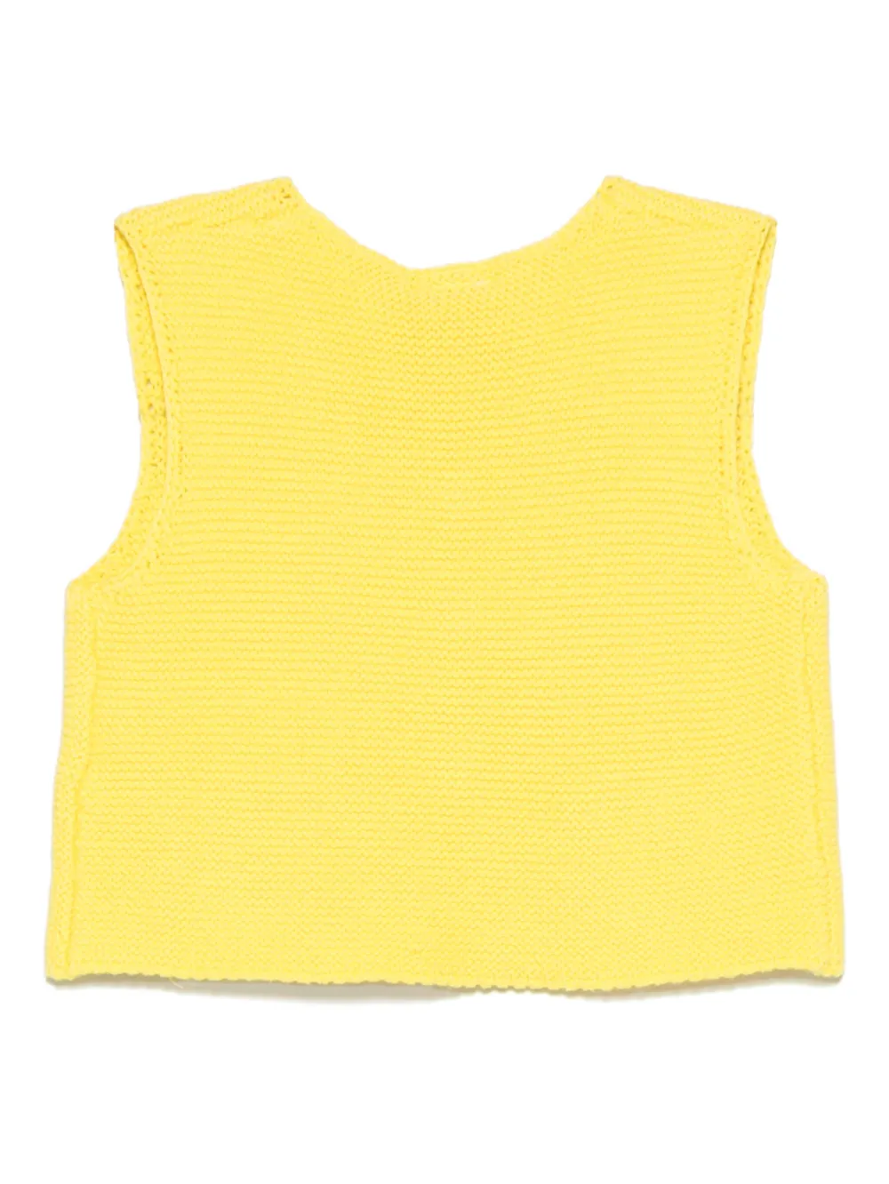 Bonton cotton gilet - Geel