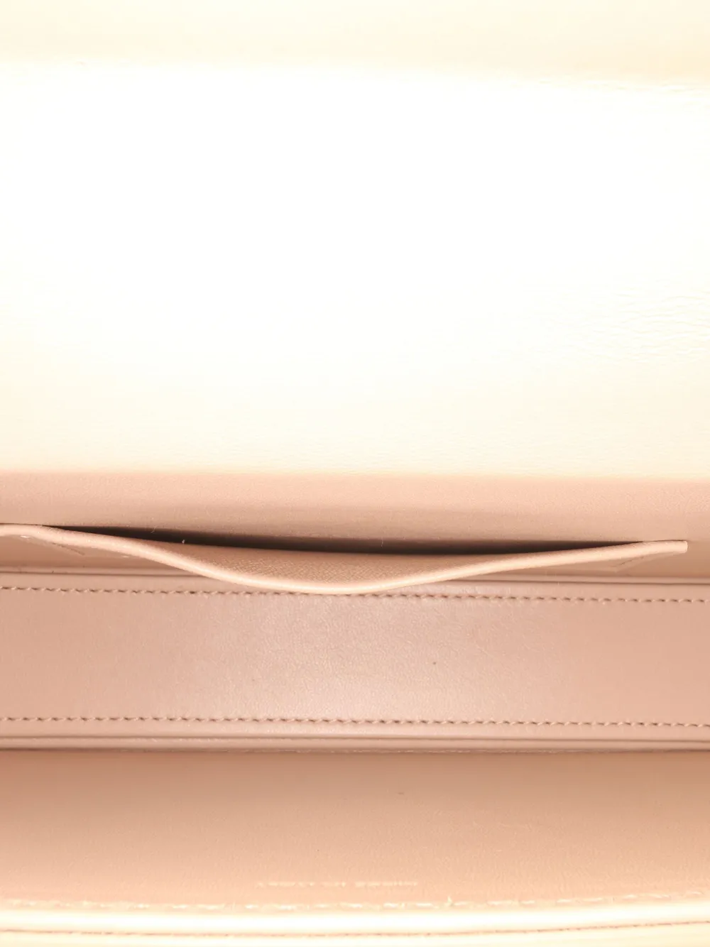 Pre-owned Celine 2022 Shiny Calfskin Triomphe Chain Box Shoulder Bag