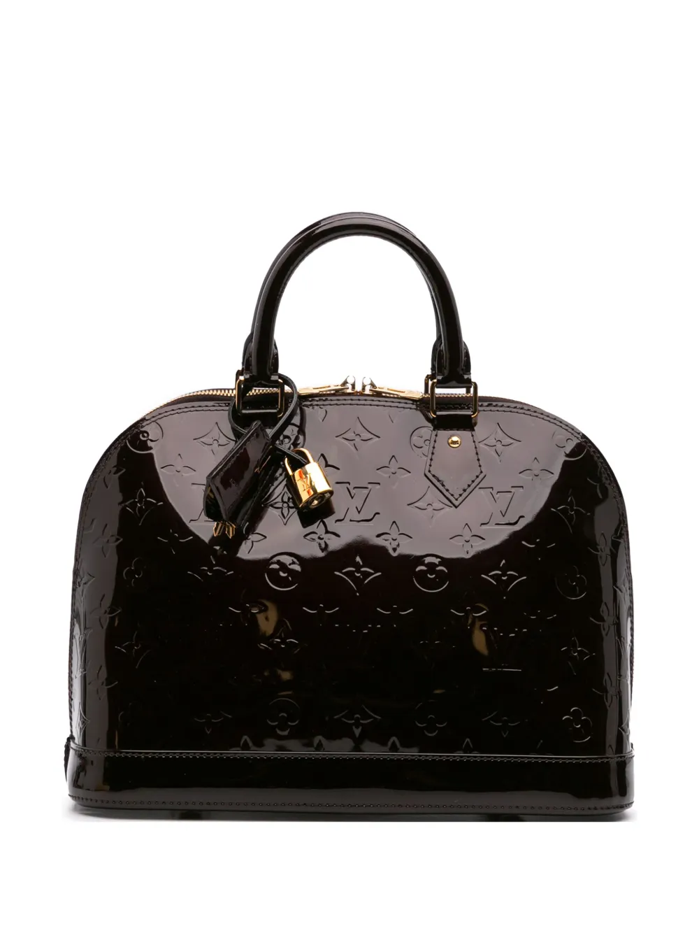 Louis Vuitton Pre-Owned 2011 Monogram Vernis Alma PM handbag | Purple | Image 1