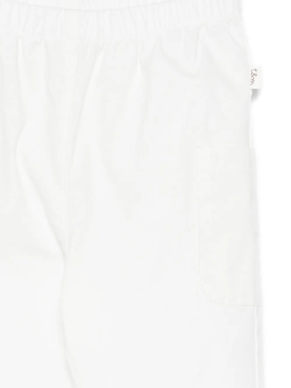 TEDDY & MINOU Broek van katoenblend Wit