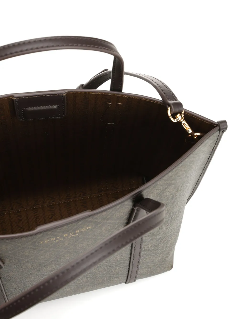 Tory Burch Perry kleine shopper Bruin