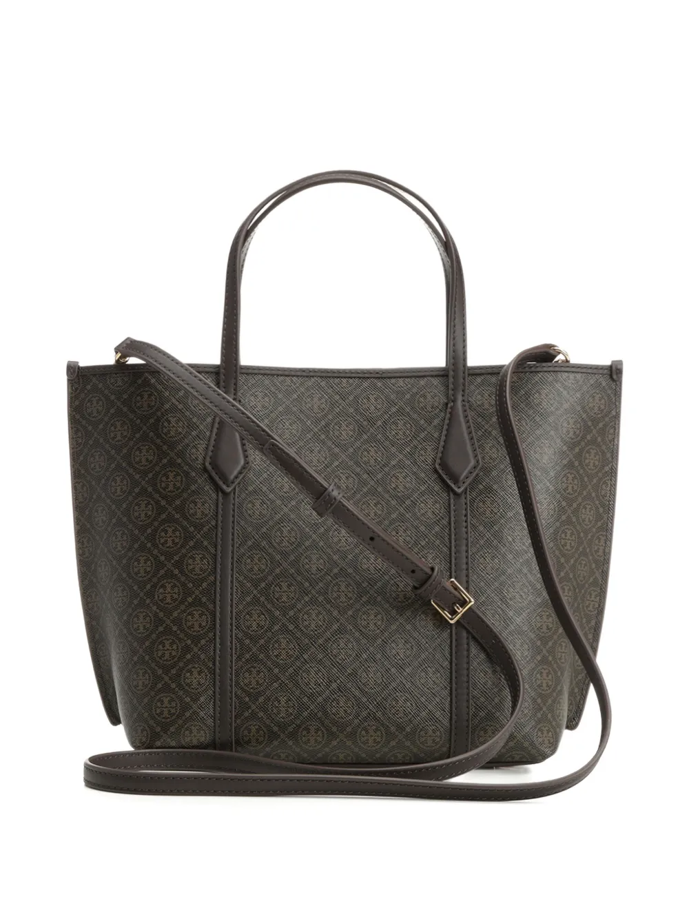 Tory Burch Perry kleine shopper - Bruin