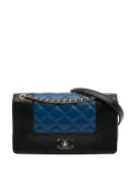 CHANEL Pre-Owned 2016-2017 Small Bicolor Lambskin Mademoiselle Flap crossbody bag - Black