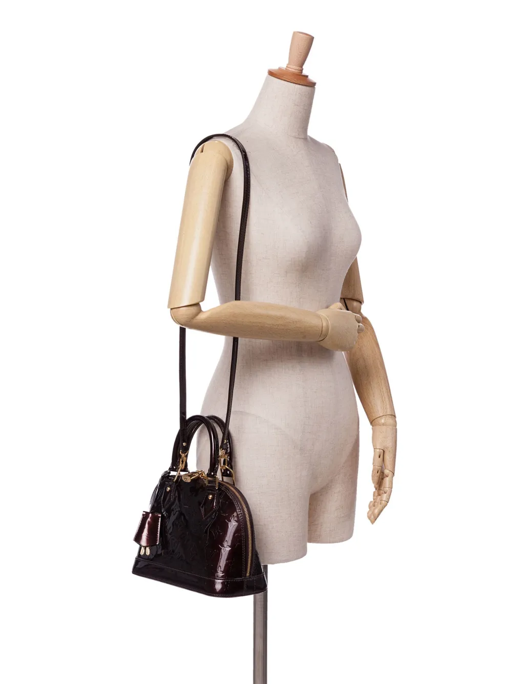Louis Vuitton Pre-Owned 2013 Monogram Vernis Alma BB satchel | Pre-Owned | Image 2
