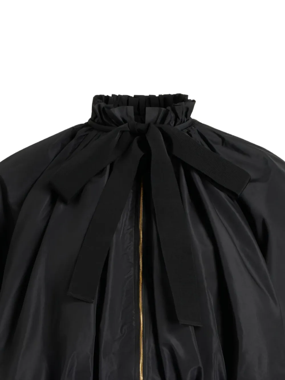Patou bow-detailed balloon-sleeve bomber jacket | Varsity Jackets | Image 2