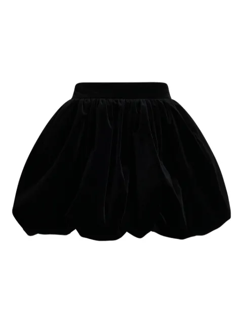 Patou Bubble velvet skirt
