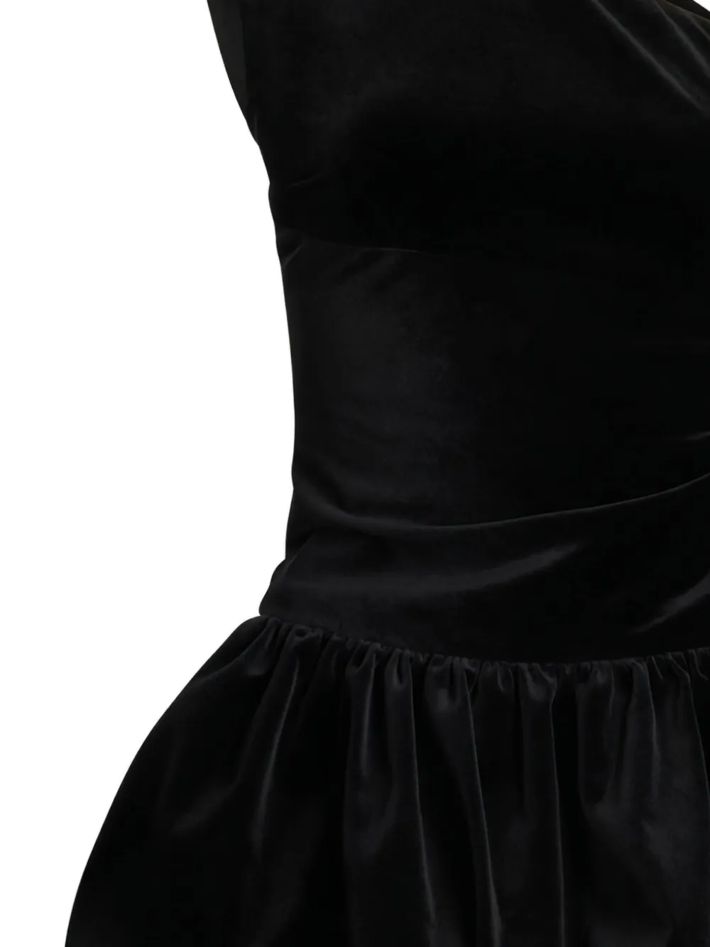 Patou Asymmetrische mini-jurk - Zwart