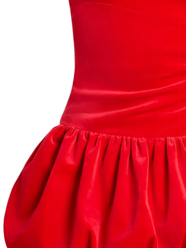 関税送料込【PATOU】ワンショルダー ミニドレス レッド Patou ワンショルダーミニドレス | レッド | FARFETCH JP