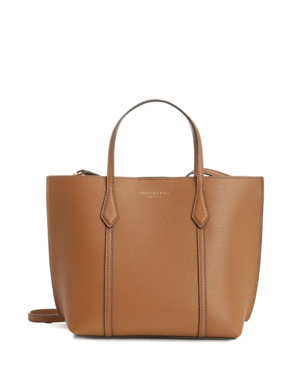 Tory Burch Perry レザーハンドバッグ S | ブラウン | FARFETCH JP