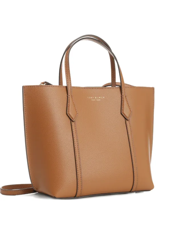 Tory Burch Perry レザーハンドバッグ S | ブラウン | FARFETCH JP