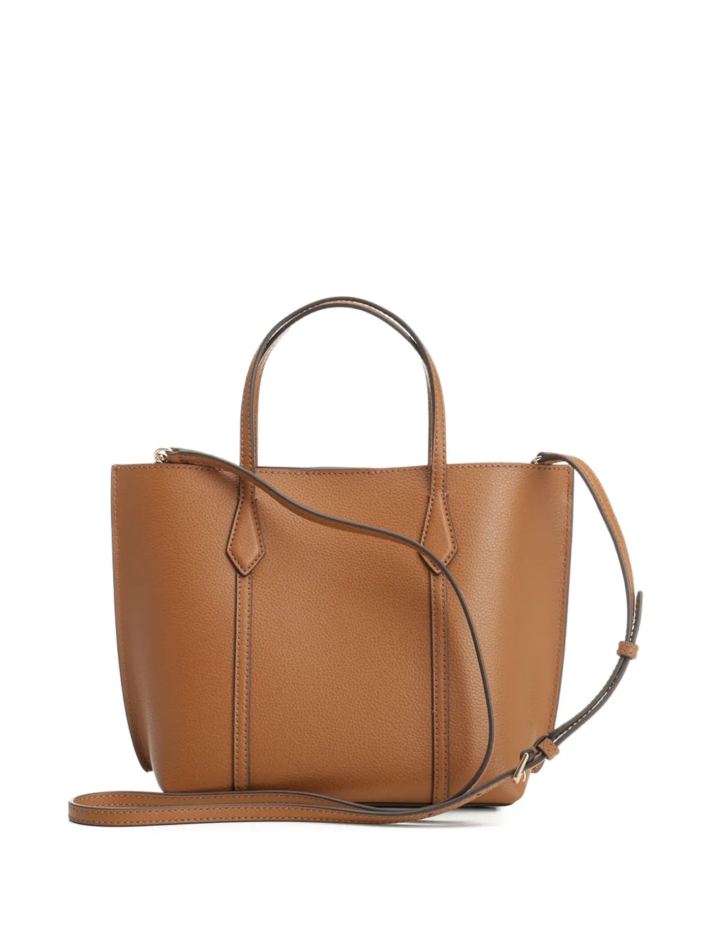 Tory Burch Kleine Perry leren shopper - Bruin