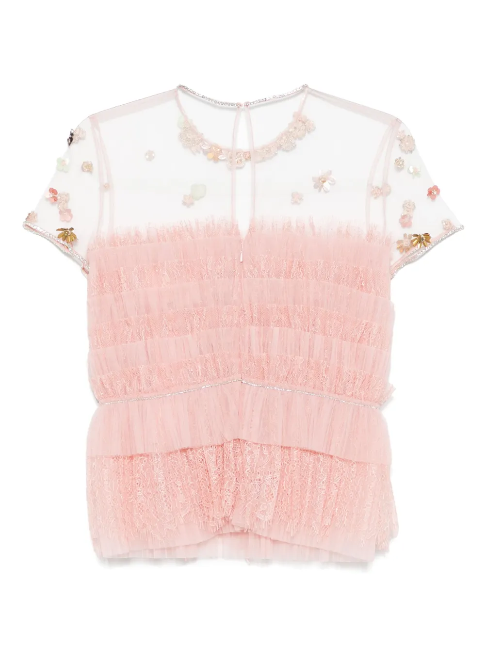 Costarellos crystal-embellished blouse | Blouses | Image 2