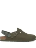Birkenstock Tokio buckled backless clogs - Green