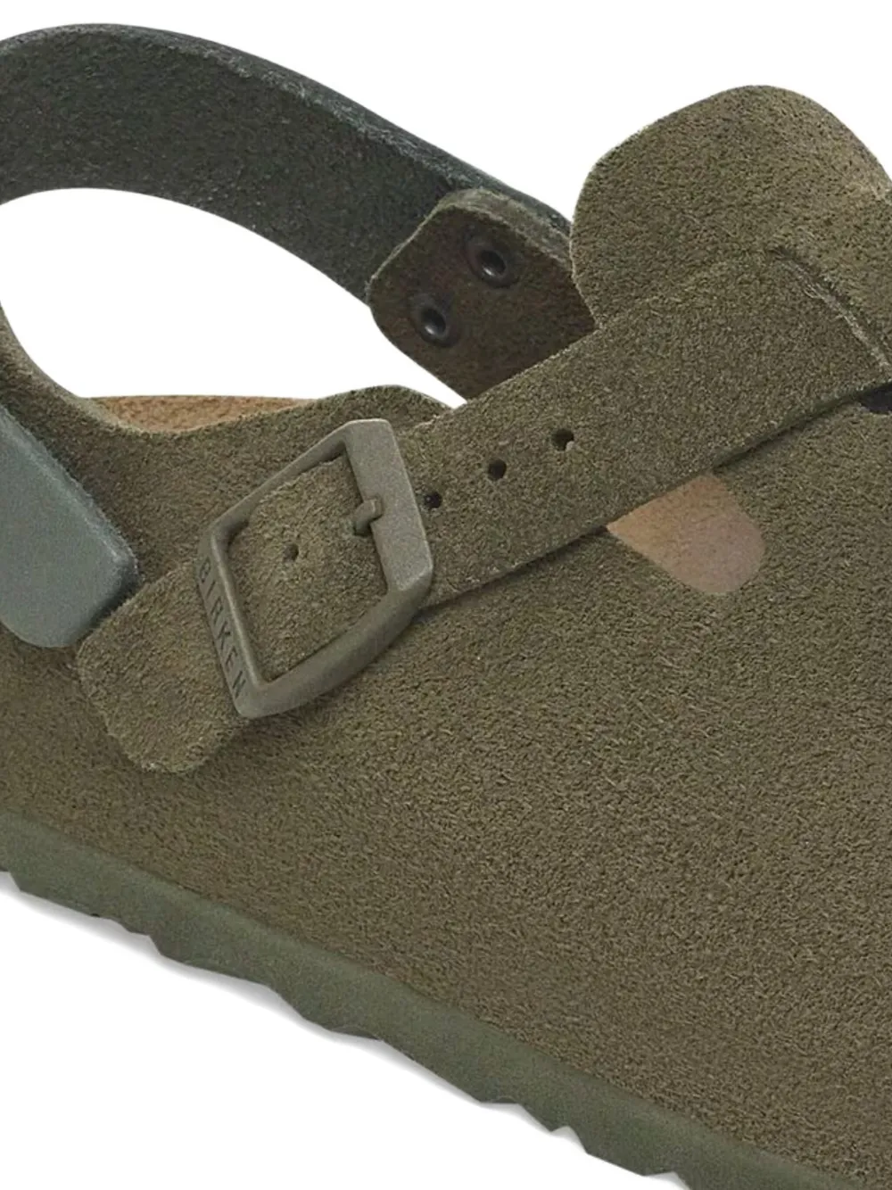 bushdebrunt SIDE KICK オリーブ Birkenstock Tokio Buckled Backless Clogs | Green | FARFETCH