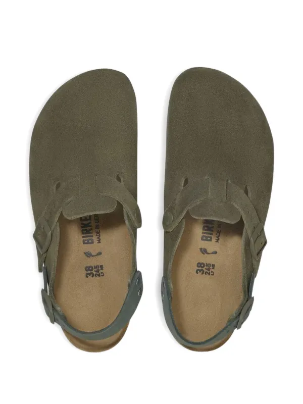 bushdebrunt SIDE KICK オリーブ Birkenstock Tokio Buckled Backless Clogs | Green | FARFETCH