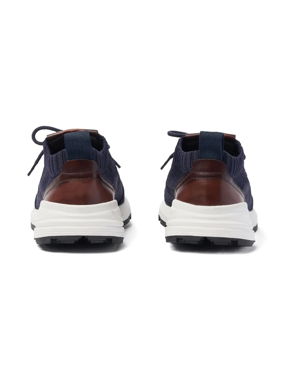 Scarosso Knit Mesh Athletic Sneakers In Blue