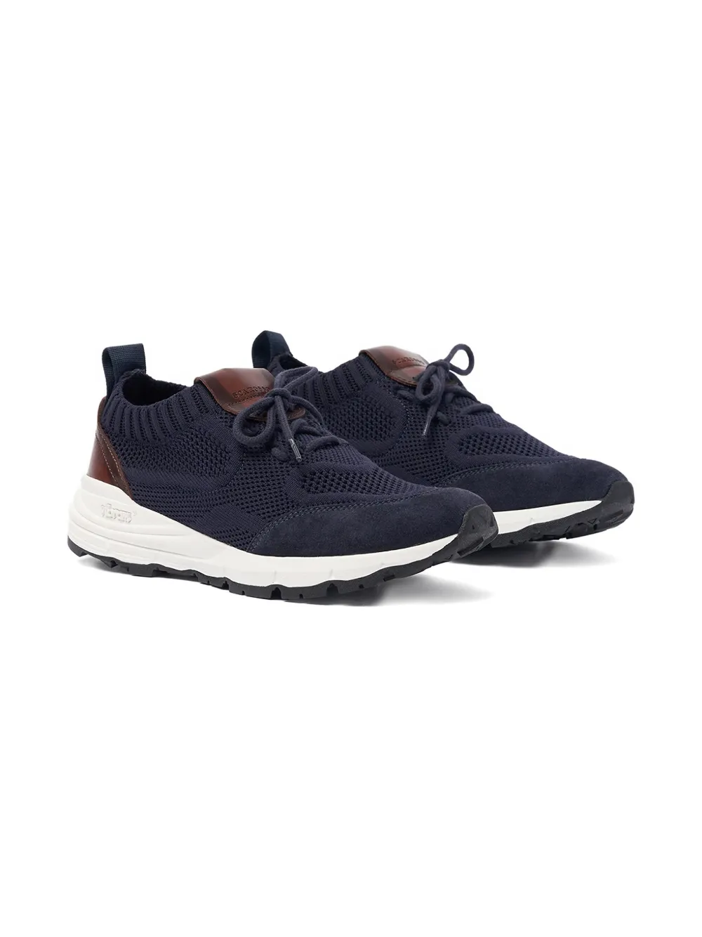 Scarosso knit mesh athletic sneakers Blue