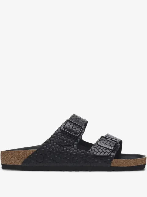 Birkenstock braided-strap slide sandals