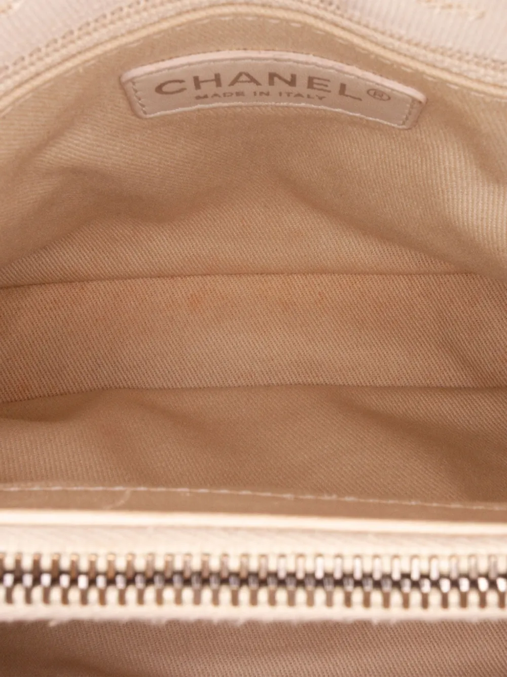 Pre-owned Chanel 2014-2015 Small Quilted Shiny Sheepskin Boy Chained Tote Satchel