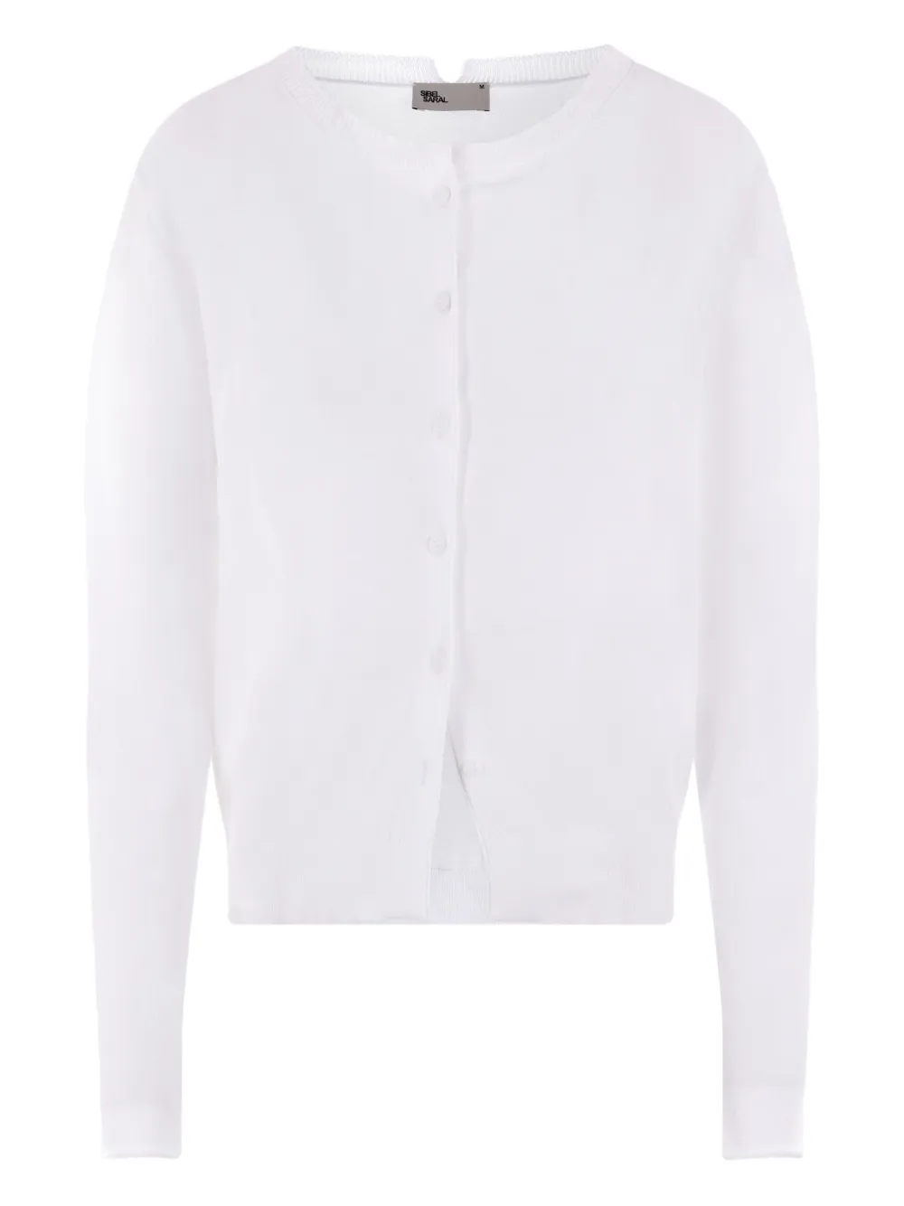Sibel Saral button-fastening cardigan | White | Image 1