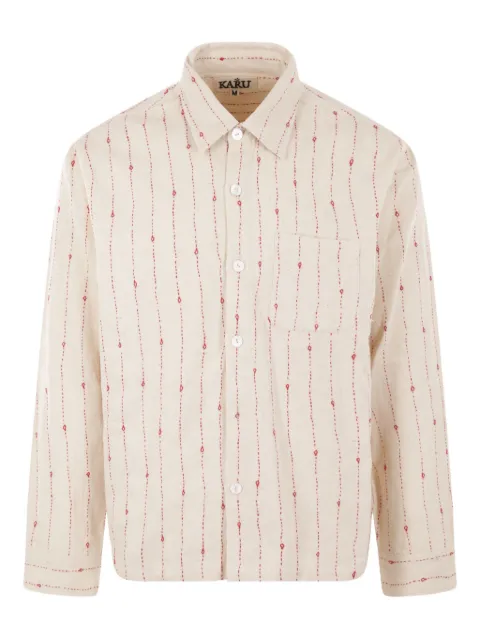 Kartik Research embroidered cotton shirt