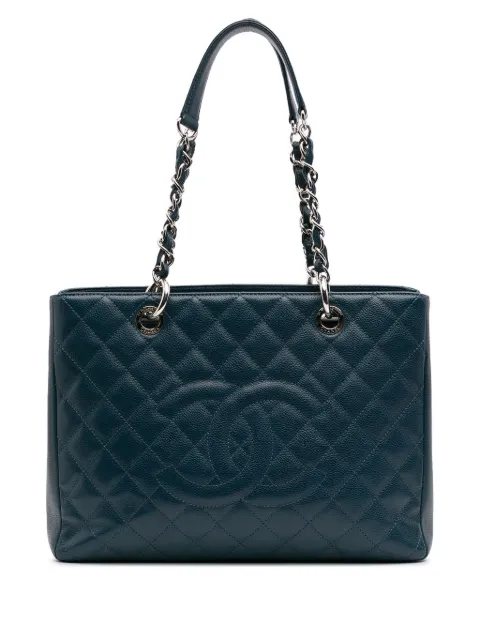 CHANEL Pre-Owned 2015-2016 Caviar Grand Shopping tote bag