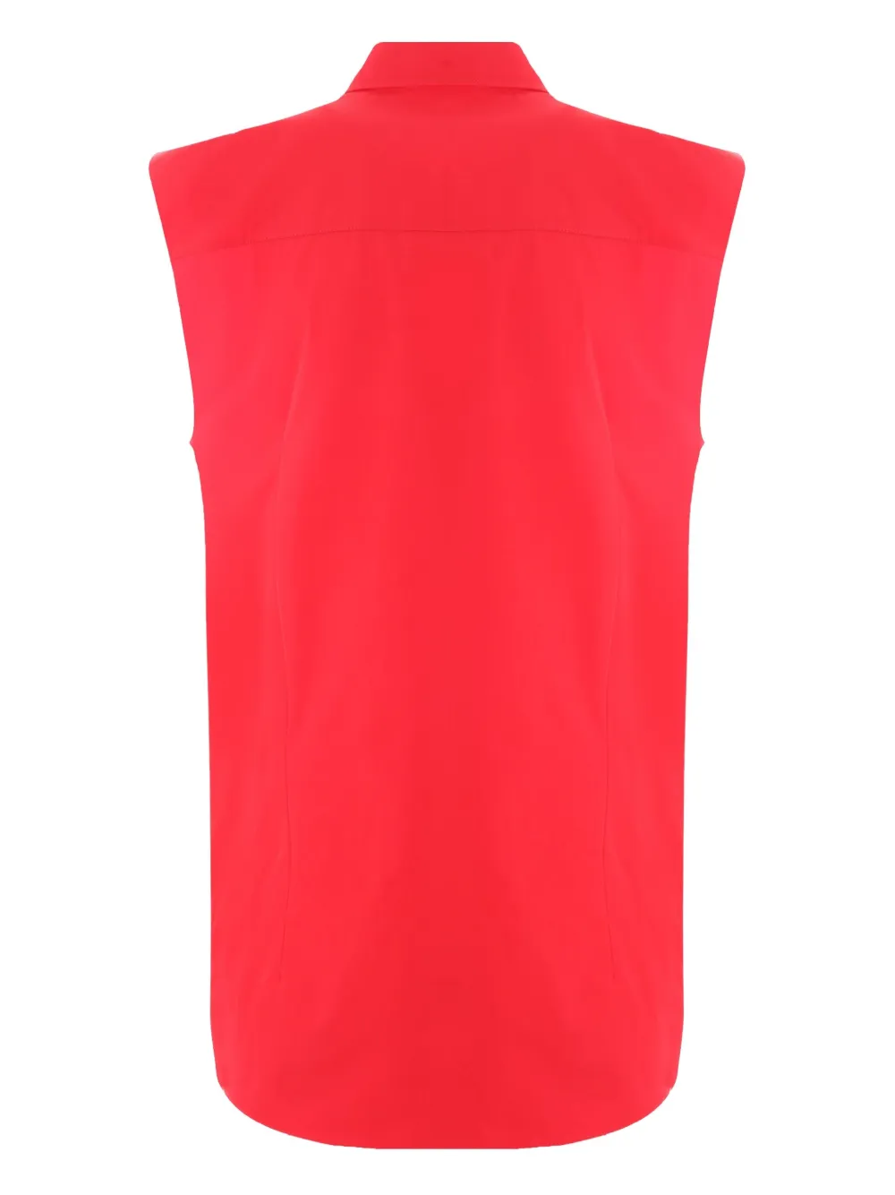 ALAINPAUL T-shirt met schoudervullingen Rood