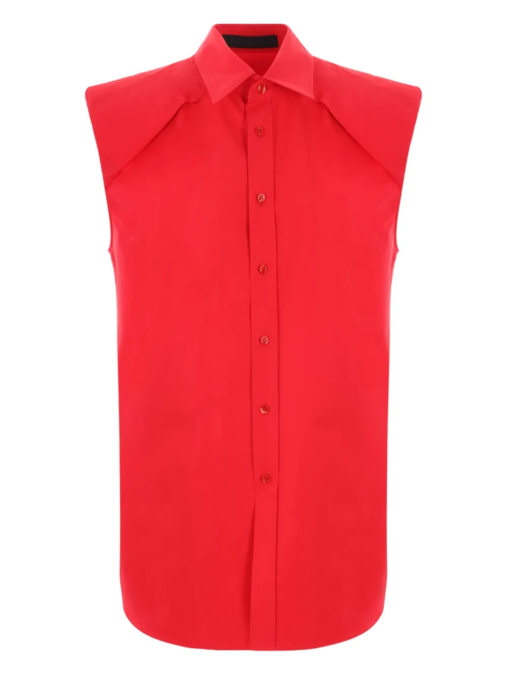 ALAINPAUL T-shirt met schoudervullingen Rood