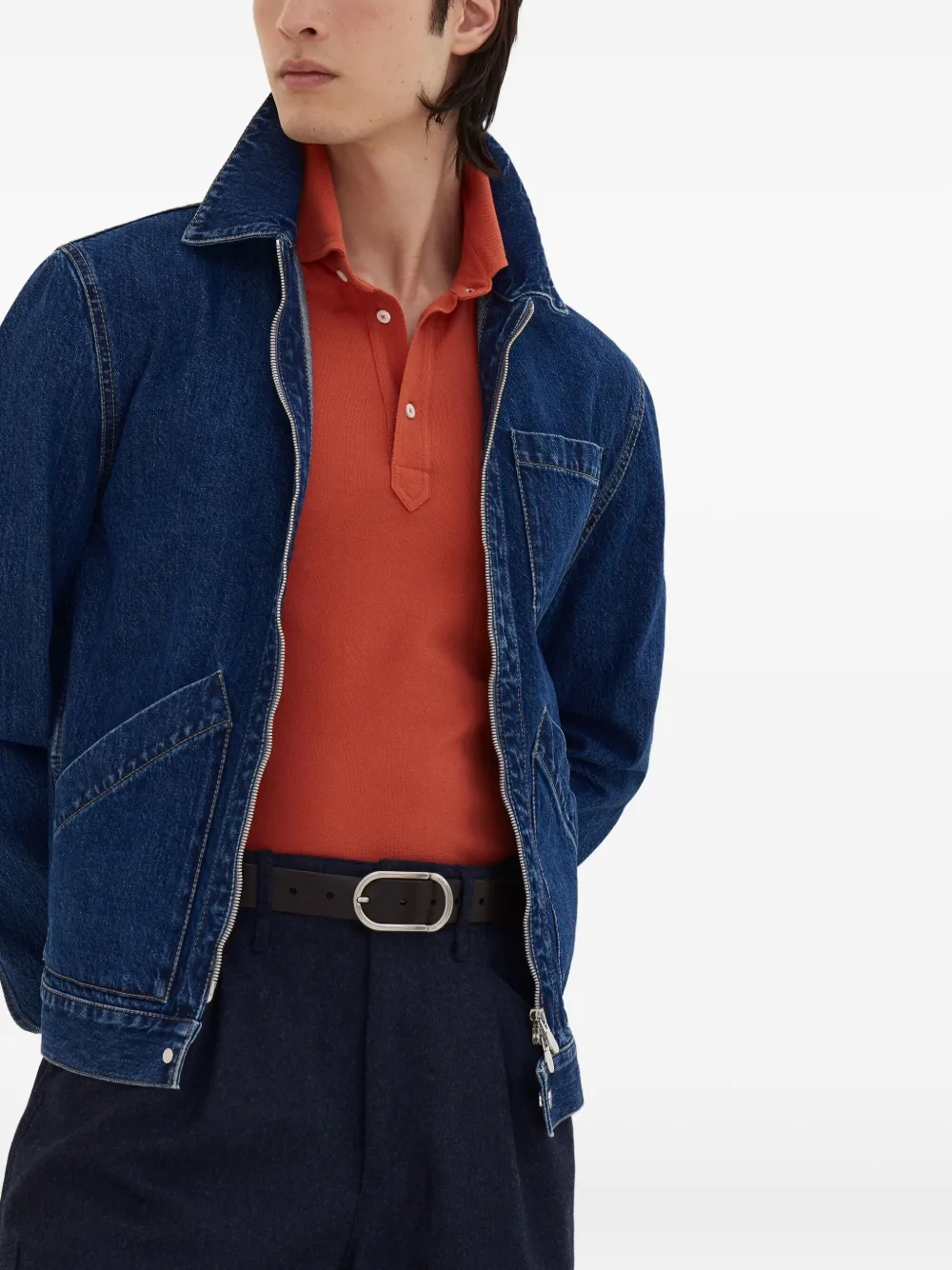 Brunello Cucinelli Katoenen poloshirt Oranje
