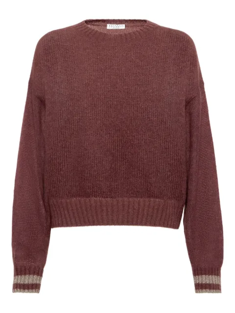 Brunello Cucinelli ribbed-trim sweater
