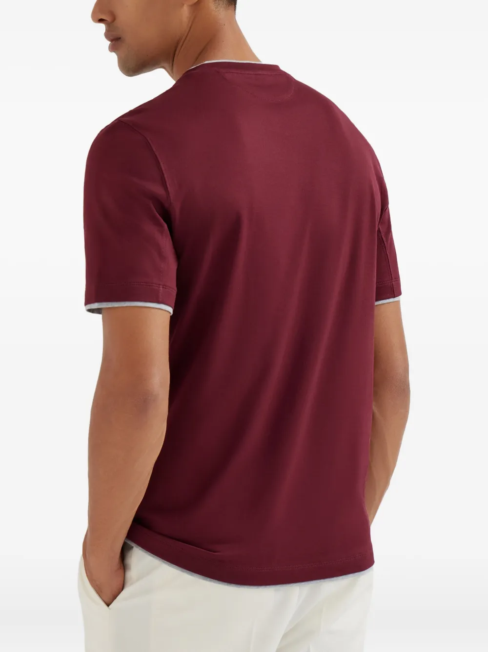 Brunello Cucinelli Katoenen T-shirt Rood