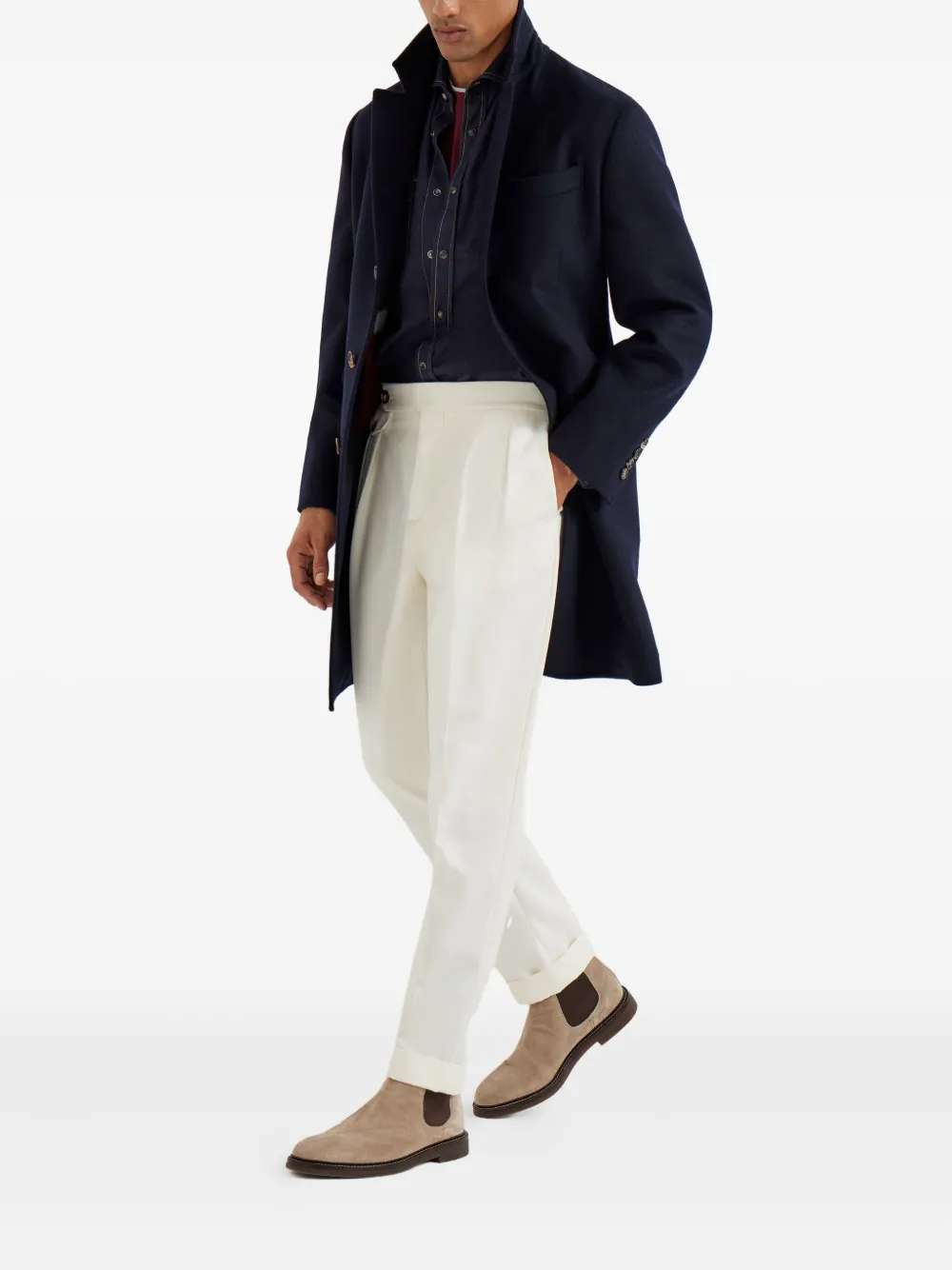 Brunello Cucinelli Katoenen T-shirt - Rood